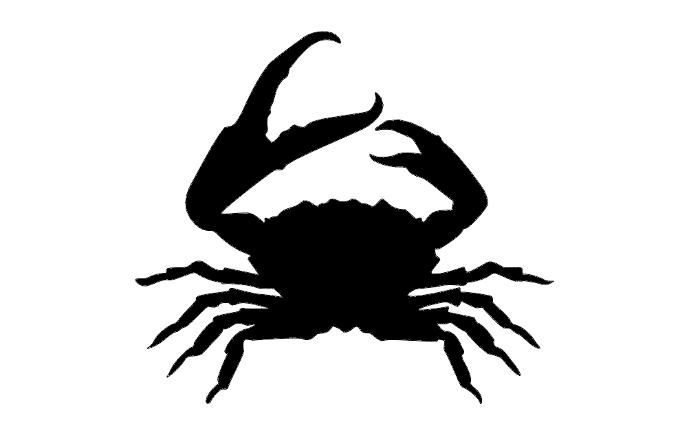 Crab Silhouette Graphic Design Vector 1002x633 Crab Silhouette Graphic Design Vector