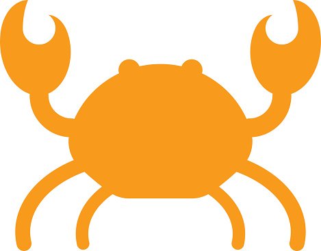 Ocean Animal Silhouette Design Of Cute Cartoon Crab Funny Vector 469x367 Ocean Animal Silhouette Design Of Cute Cartoon Crab Funny Vector