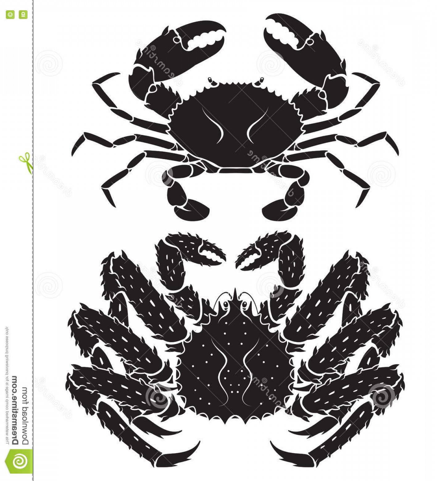 Stock Illustration Alaskan King Crab Silhouette Vector 1416x1560 Stock Illustration Alaskan King Crab Silhouette Vector