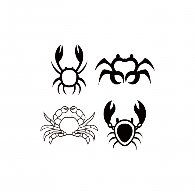 Crab Silhouette Vector Free at Vectorified.com | Collection of Crab ...