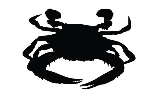501x351 Crab Silhouette Vector Artful Inspiration Silhouette Vector