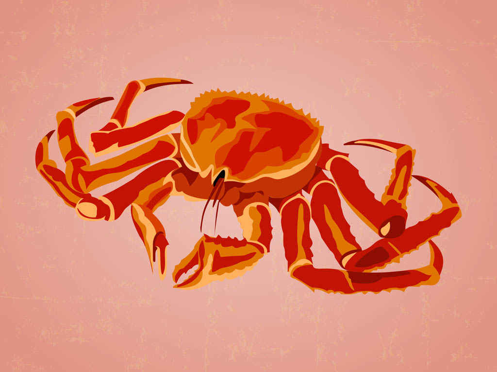 1024x765 Crab Vector Vector Art Graphics
