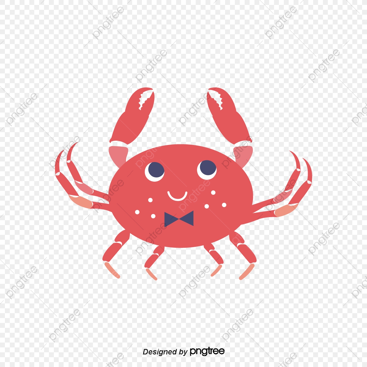 1200x1200 Cartoon Crab Vector, Cartoon Crabs, Red, Reptile Png And Vector