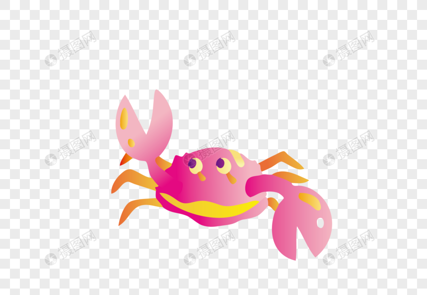 860x593 Cartoon Color Crab Vector Elements Png Image Picture Free Download