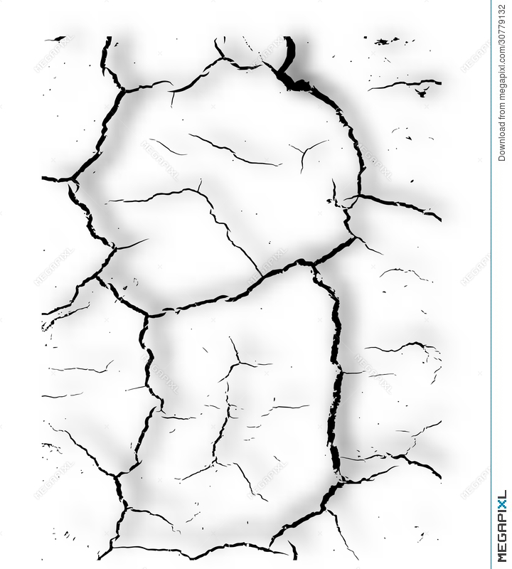 Vector Crack Texture Illustration 720x800 Vector Crack Texture Illustration