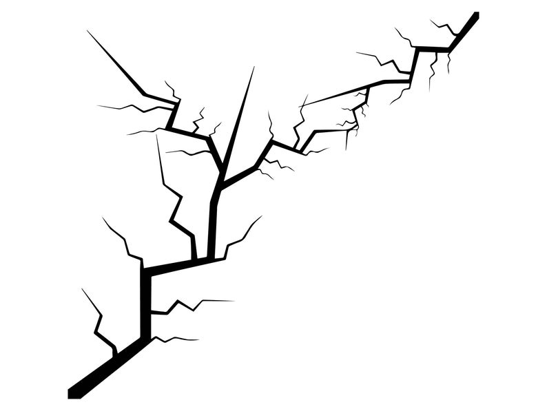 794x597 Cliparts For Free Download Earthquake Clipart Crack Vector