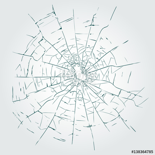 500x500 Cracks, Broken Glass Vector Stock Image And Royalty Free Vector