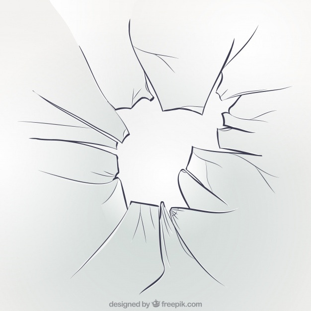 626x626 Broken Glass Background In Realistic Style Vector Free Download