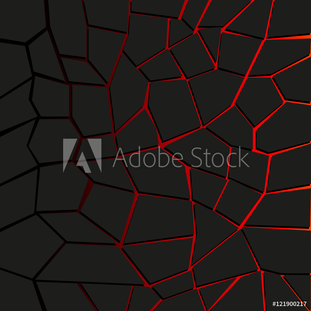 1000x1000 Photo Art Print Abstract Vector Background With Cracked Ground
