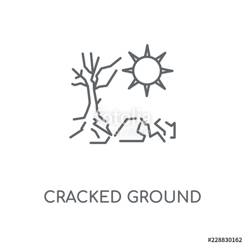 500x500 Cracked Ground Icon Stock Image And Royalty Free Vector
