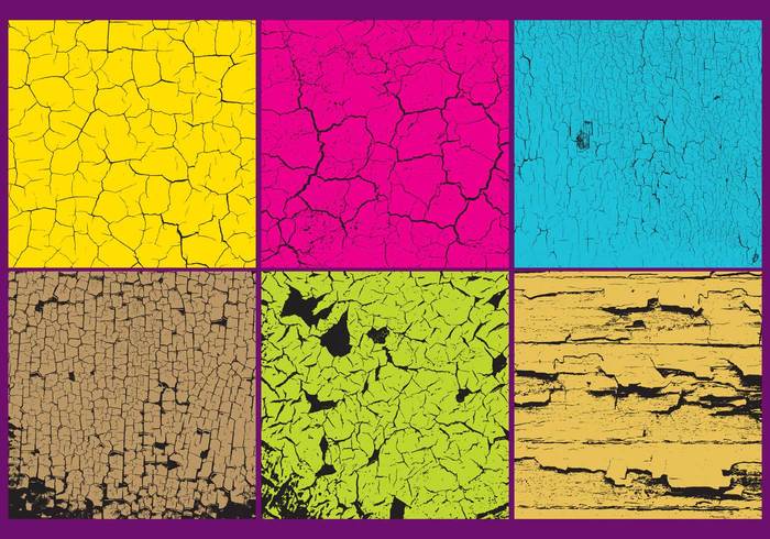 700x490 Cracked Paint Texture Vectors