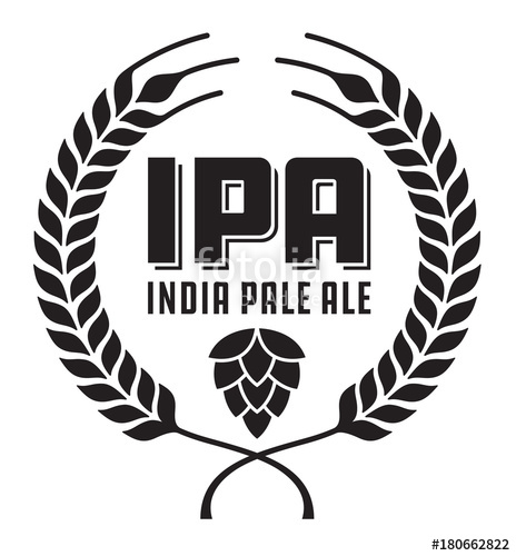 464x500 Ipa Or India Pale Ale Badge Or Label Craft Beer Vector Design