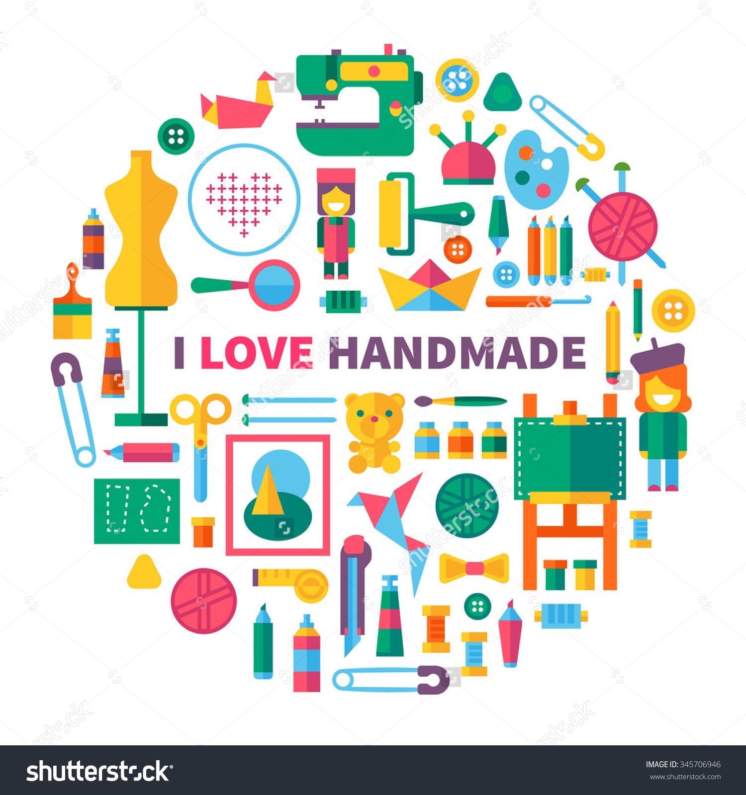 1500x1600 Craft Tools Clipart