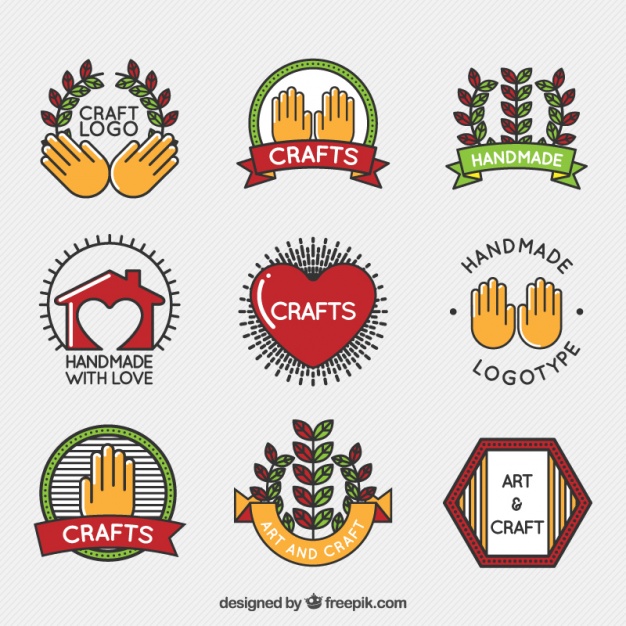 626x626 Logos Collection Of Craft Vector Free Download