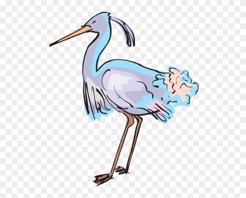 Stork, Heron, Crane And Egret Birds Vector Illustrations 840x676 Stork, Heron, Crane And Egret Birds Vector Illustrations
