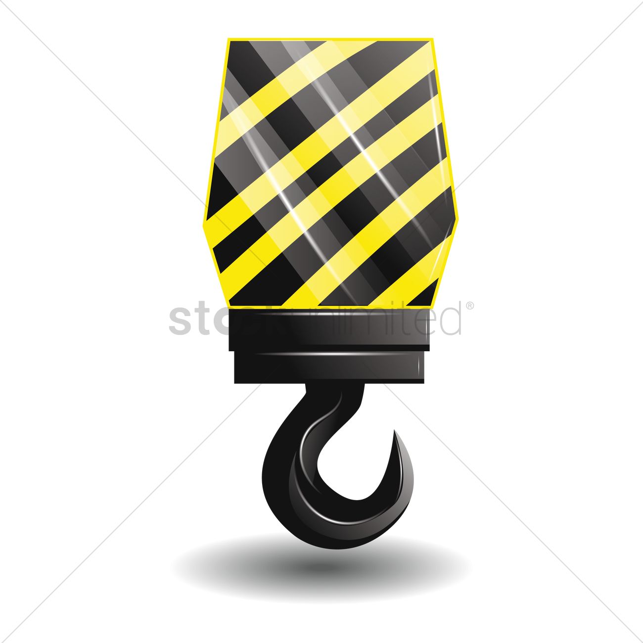 1300x1300 Crane Hook Vector Image