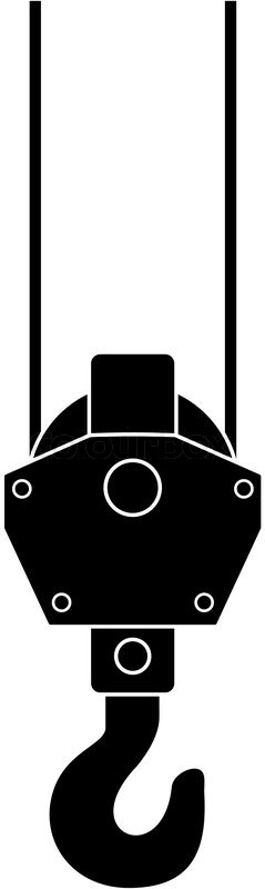 239x800 Vector Hook Of A Crane