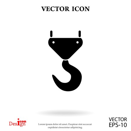 450x450 Crane Hook Vector Icon Royalty Free Vector Graphics