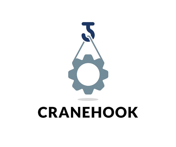 600x500 Crane Hook Vector Icon Art Print