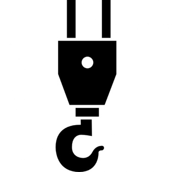 338x338 Crane Hook Vector Image