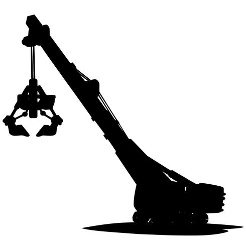 490x490 Construction Crane Vector