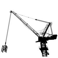 200x200 Tower Crane Free Vector Art