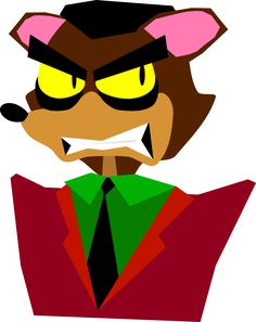 Crash Bandicoot Vector