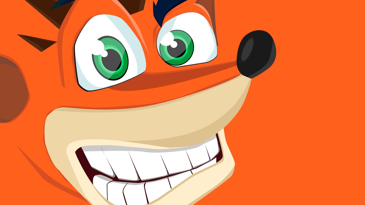 1280x720 Crash Bandicoot Vector