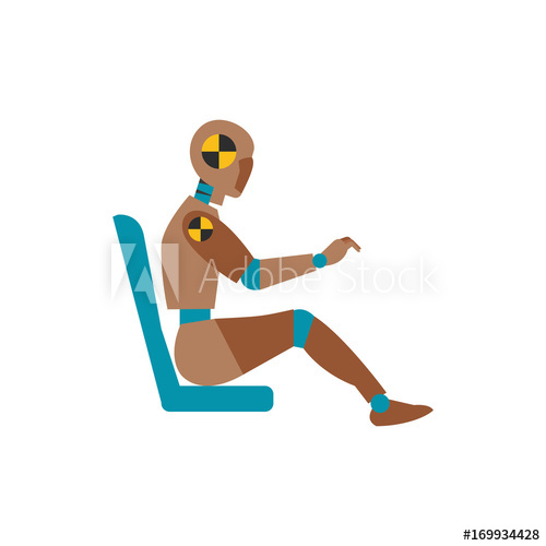 Crash Test Dummy In Seat Icon 500x500 Crash Test Dummy In Seat Icon