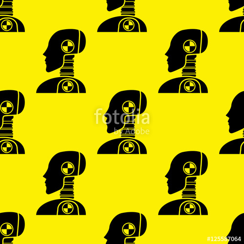 Icono Plano Con Crash Test Dummy Fondo Amarillo Stock 500x500 Icono Plano Con Crash Test Dummy Fondo Amarillo Stock