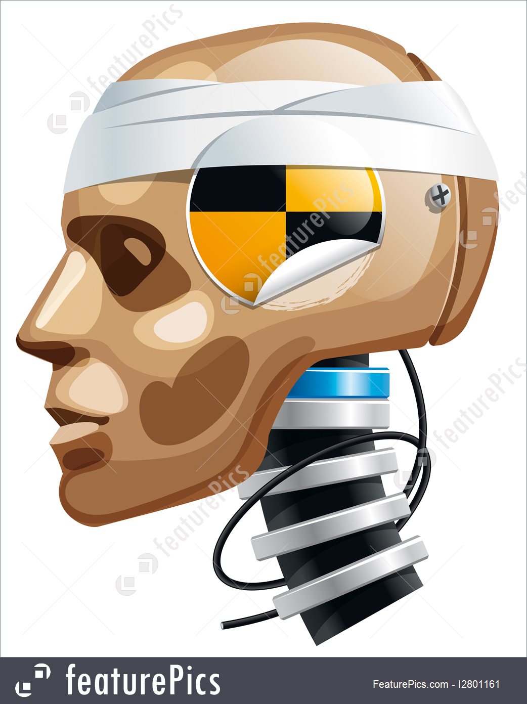 Illustration Of Crash Test Dummy 1042x1392 Illustration Of Crash Test Dummy