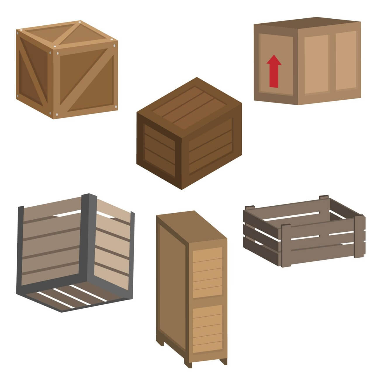 Free Vector Crate Vectors 1280x1280 Free Vector Crate Vectors