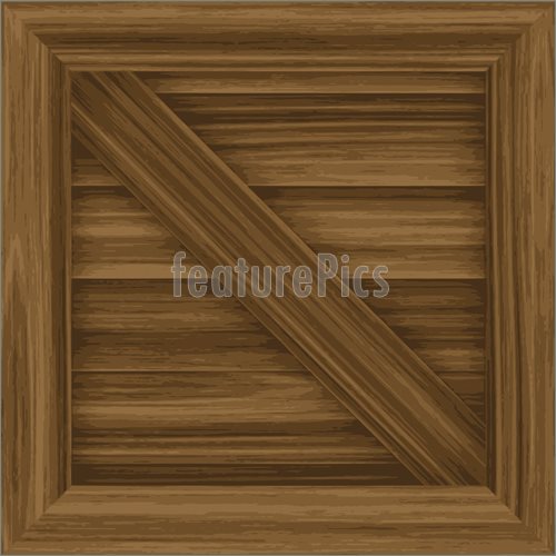 Wooden Crate Vector 500x500 Wooden Crate Vector