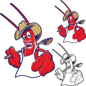 Crawfish Boil Cook Stock Vectors 300x300 Crawfish Boil Cook Stock Vectors