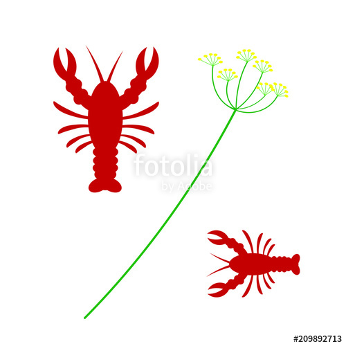 500x500 Crayfish Party Is A Typical Swedish Tradition Graphic Vector