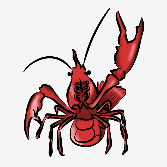 640x640 Crayfish, Crayfish Vector Png Transparent Clipart Image