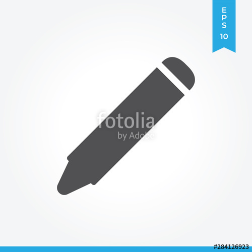 500x500 Crayola Vector Icon, Simple Sign For Web Site And Mobile App