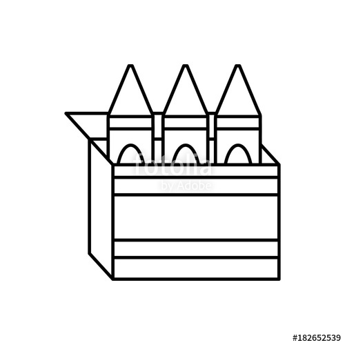 500x500 Crayon Box Design Stock Image And Royalty Free Vector