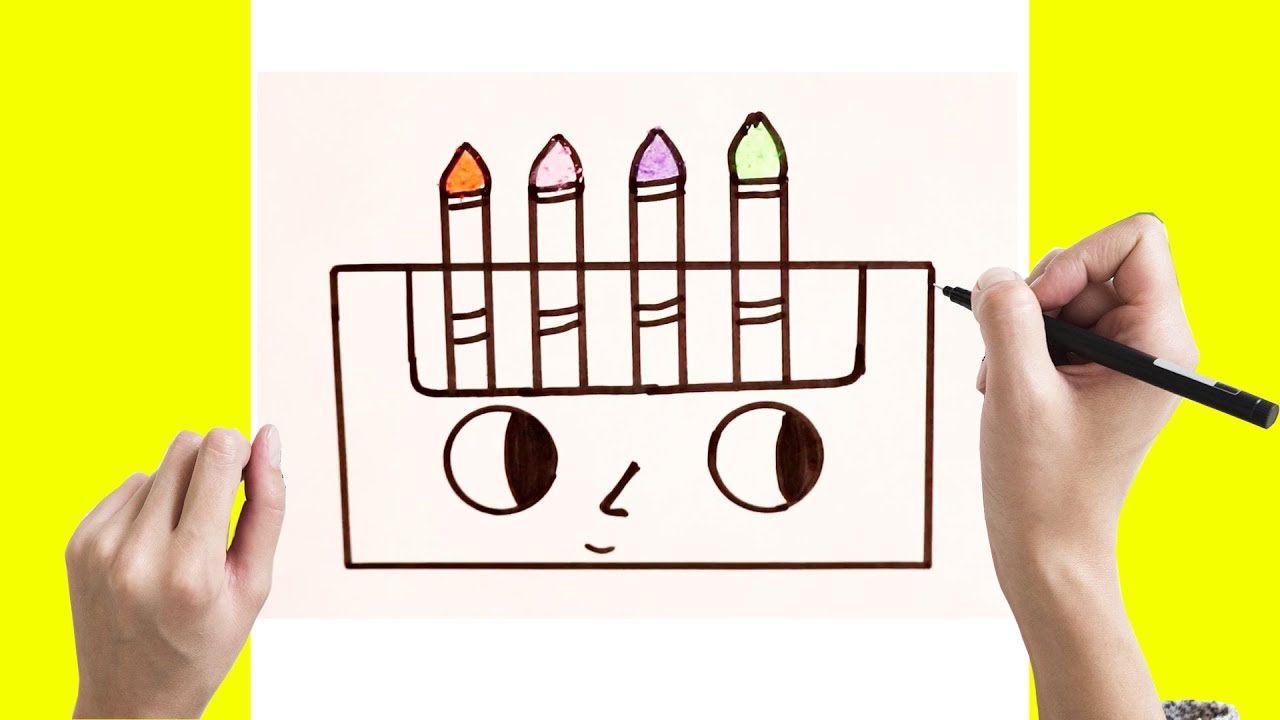 1280x720 Huge Collection Of 'crayon Box Drawing' Download More Than