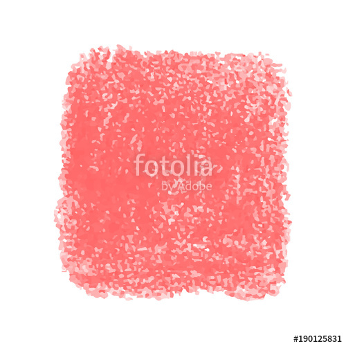 500x500 Red Crayon Scribble Texture Stain Isolated On White Background
