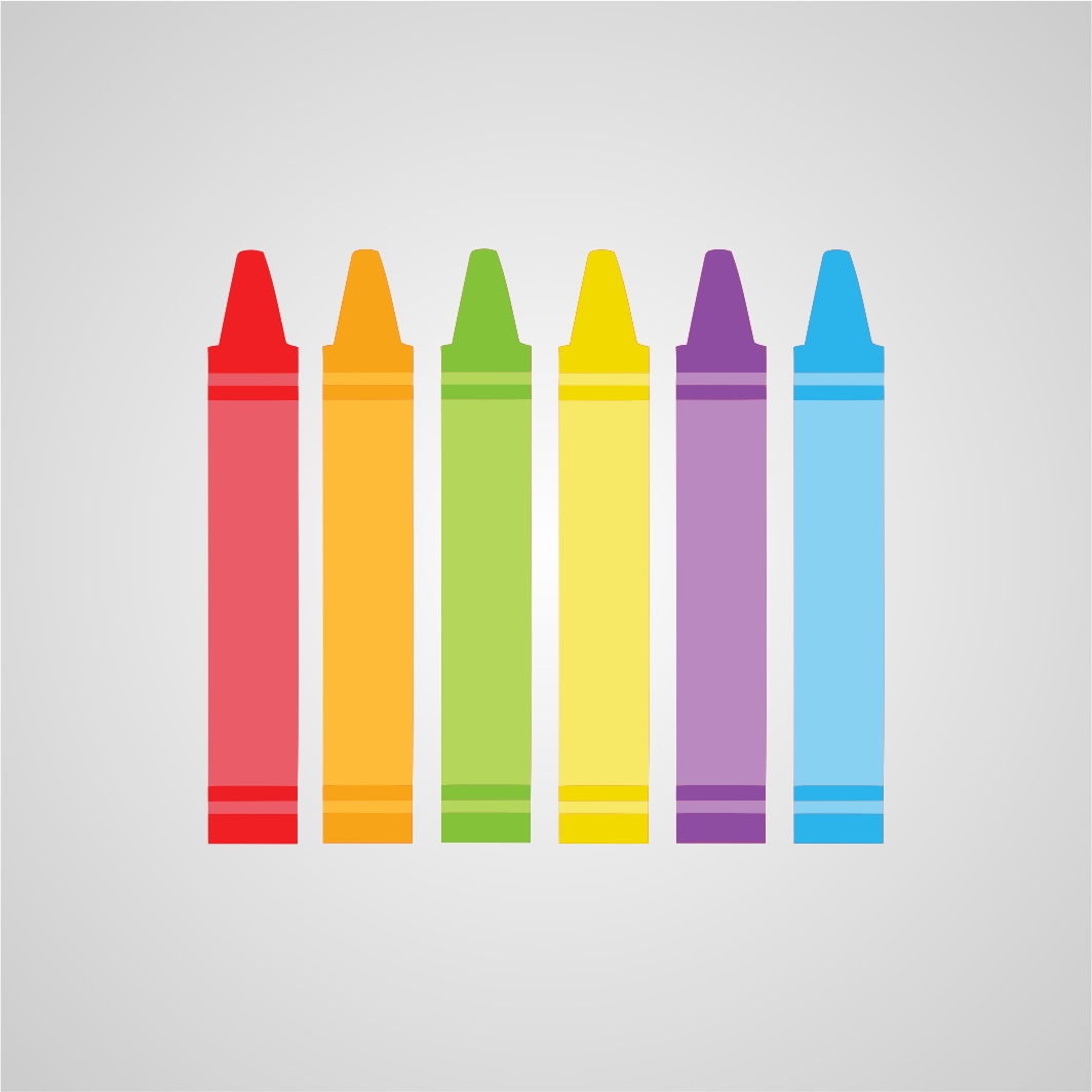 1064x1064 Crayon Vector Imomia