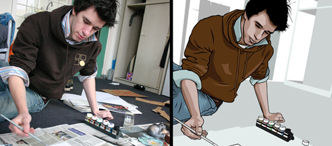 682x300 Easily Create A Cartoon Vector Art From A Photo