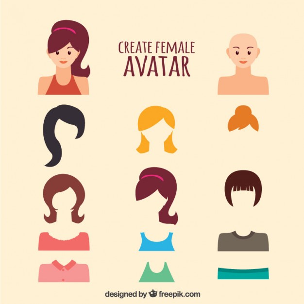 Create Female Avatar Vector Free Download 626x626 Create Female Avatar Vector Free Download