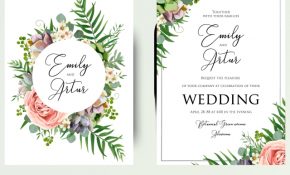 290x175 Create Custom Wedding Invitation Vector Template Design Online
