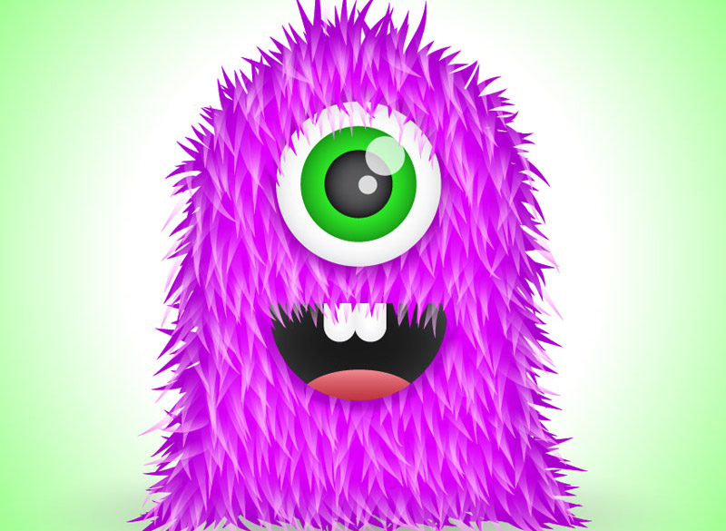 800x585 Create A Cute Furry Vector Monster In Illustrator