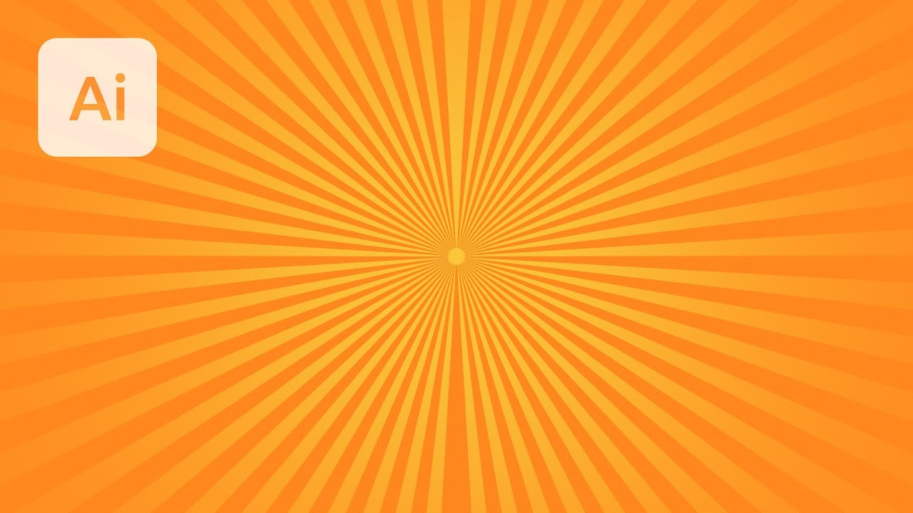 1280x720 Create A Vector Sunburst In Illustrator