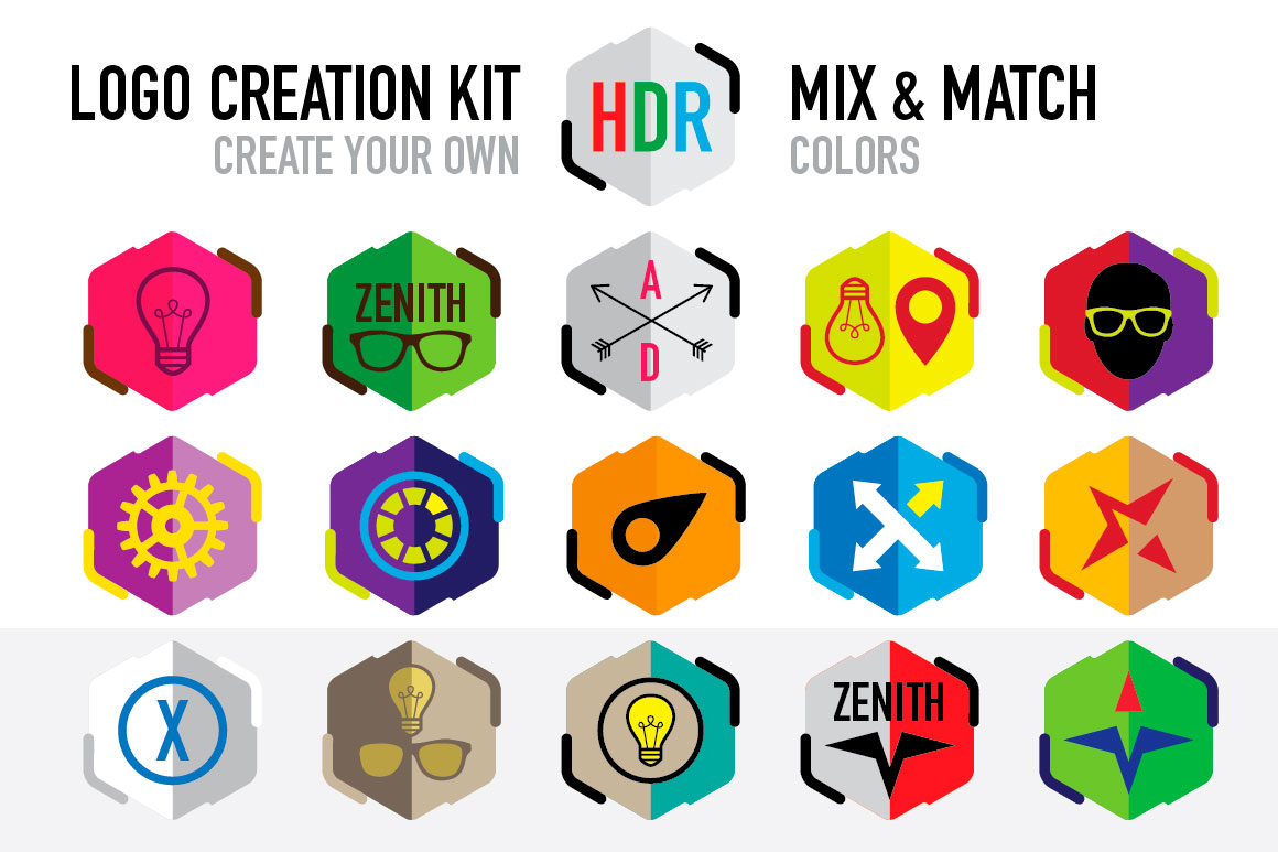 1160x773 Vector Logo Creation Kit