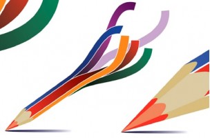 304x200 Create A Nice Vector Logo Pencil In Coreldraw