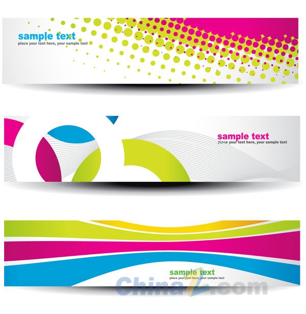 600x615 Bright Creative Banners Vector Templates Over Millions Vectors