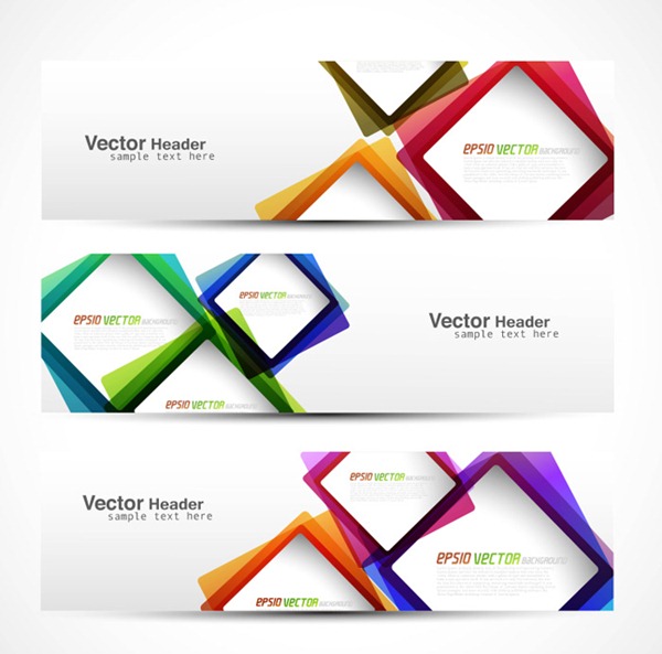 600x593 Color Creative Banner Vector Material My Free Photoshop World